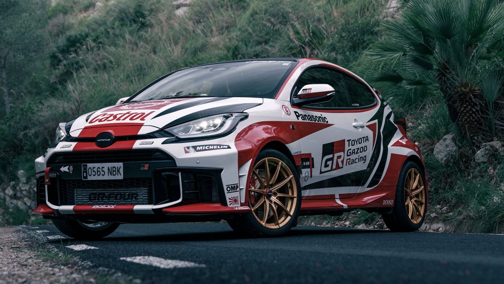 TOYOTA GR YARIS GR FOUR FORGED WHEELS LLAGOS DESIGN CATTIVO PISTA