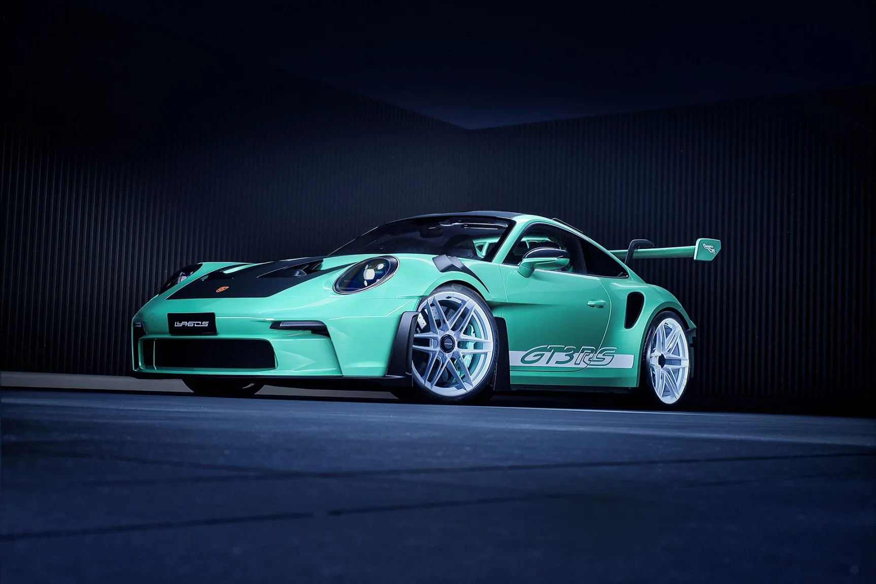 PORSCHE 911 992 GT3 RS LLAGOS OMOLOGATA SPECIALE SX6 FORGED WHEELS